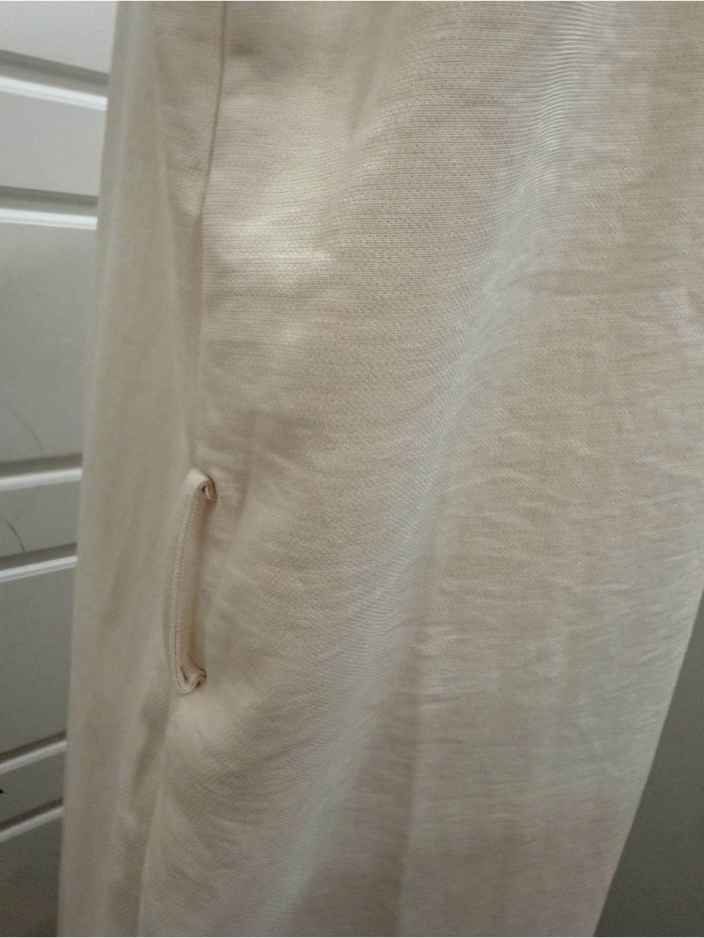 Zara Ivory Cap-Sleeve Wide-Leg Jumpsuit with Statement Belt - Picture 6 of 9